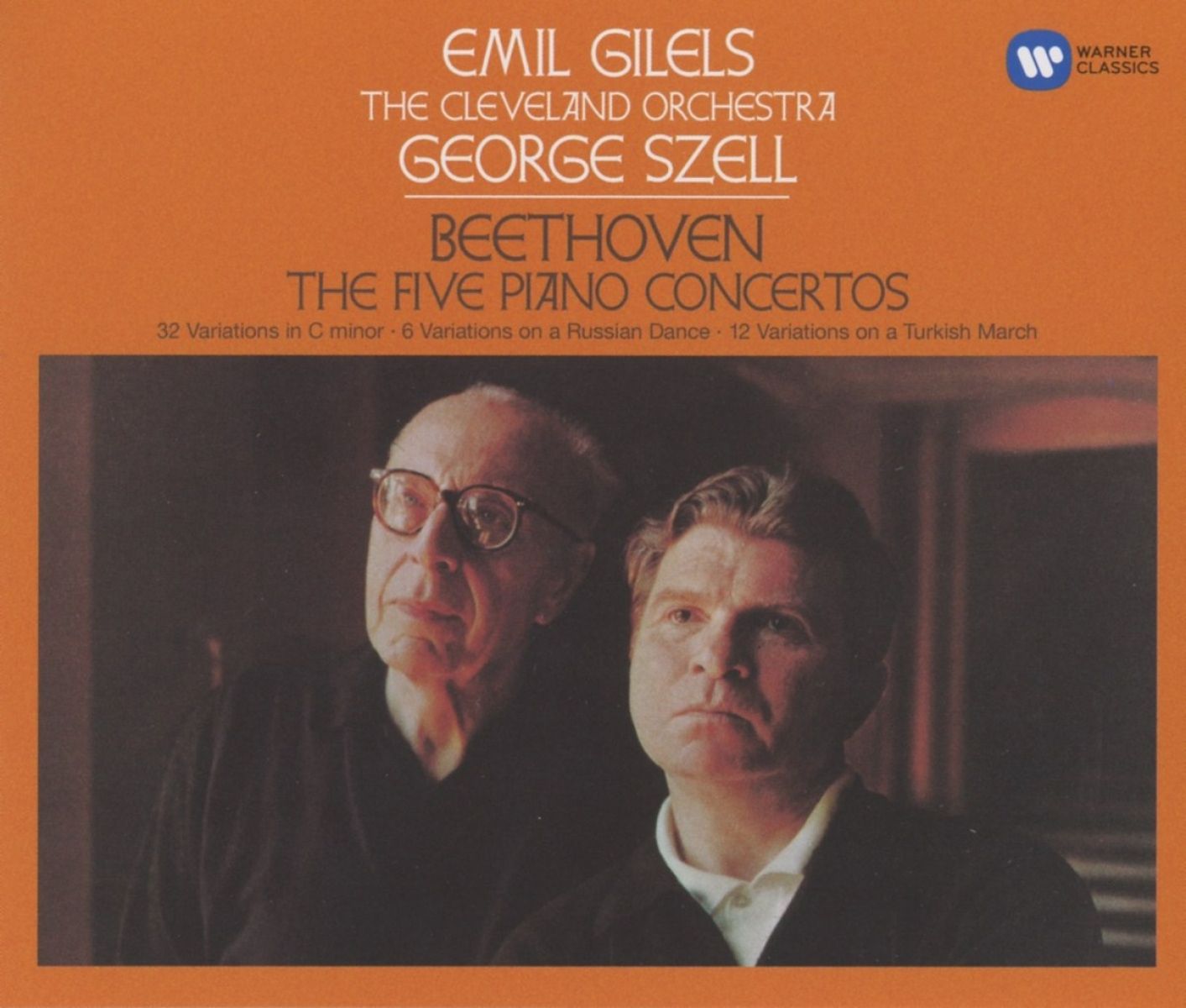 Afbeelding van Emil Gilels, The Cleveland Orchestra, George Szell - Beethoven: Piano Concertos Nos. 1-5