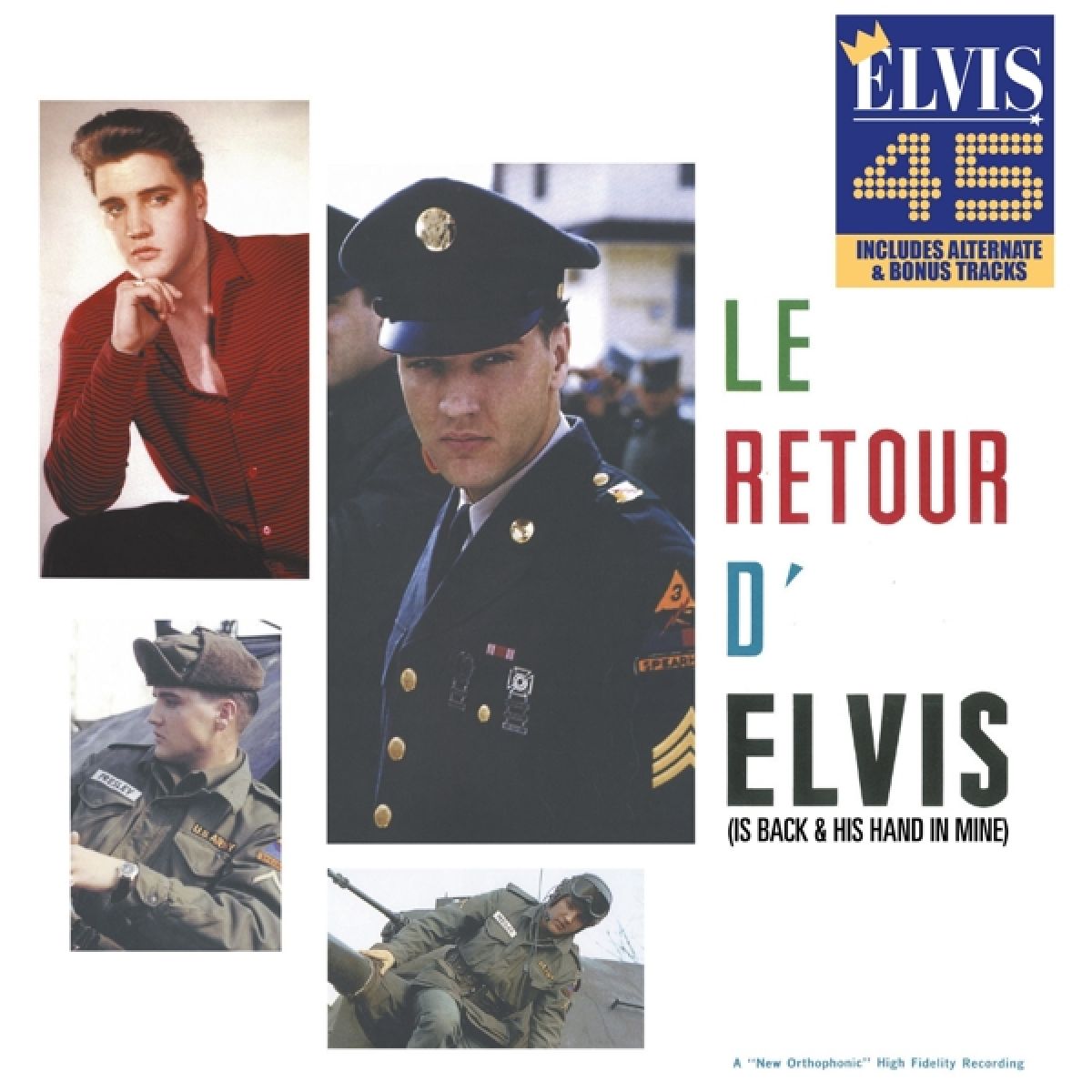 Afbeelding van Le Retour D'Elvis: Is Back & His Hand In Mine (Incl. Alternate Takes + Late 50's Live Tracks)
