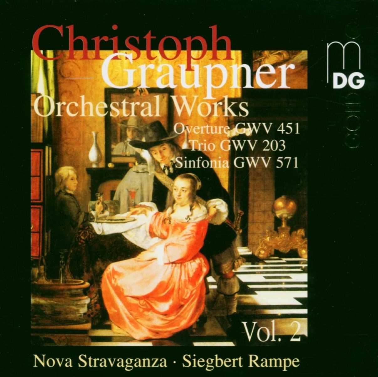 Afbeelding van Nova Stravaganza, Siegbert Rampe - Graupner: Orchestral Works, Vol. 2