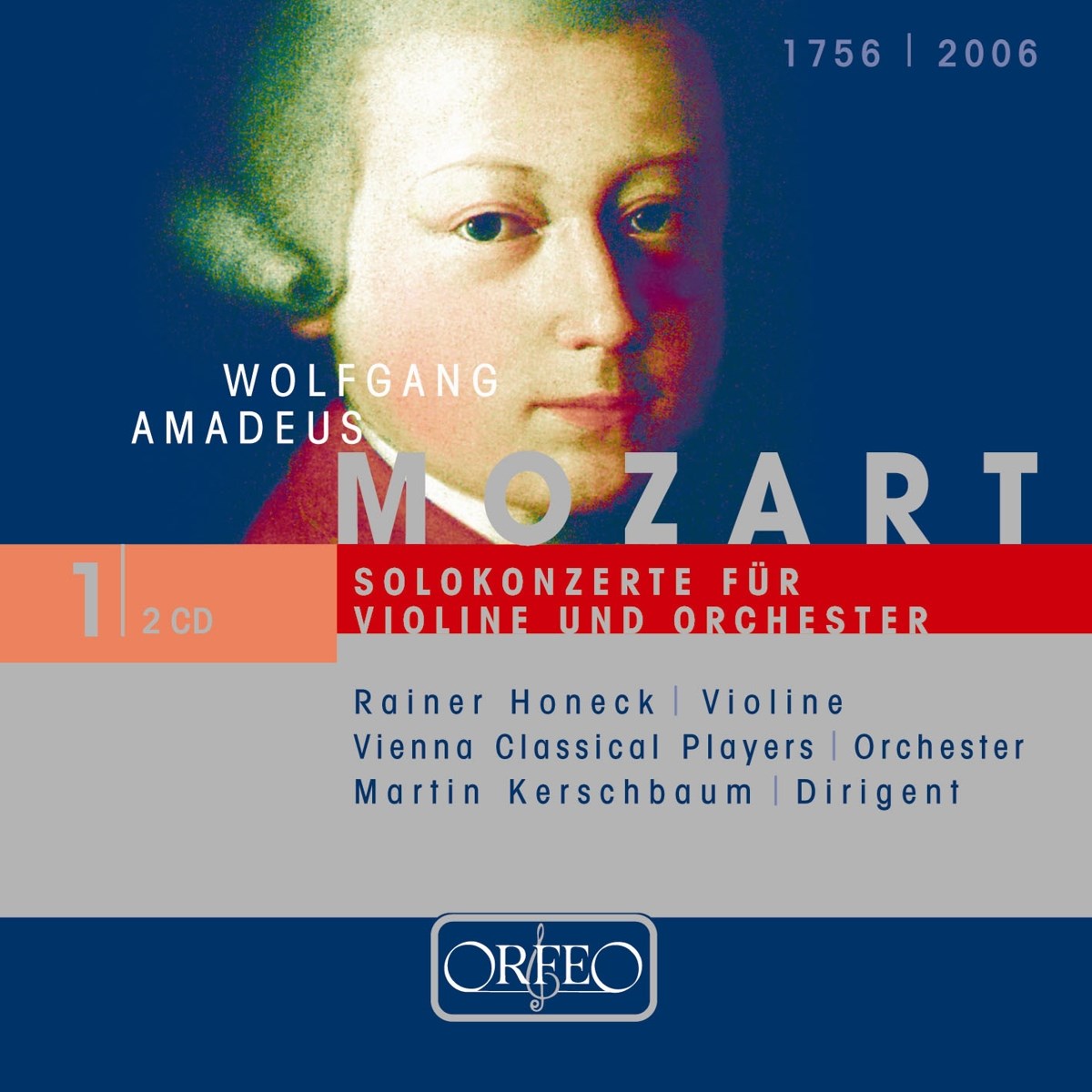 Afbeelding van Rainer Honeck, Vienna Classical Players Orchester, Martin Kerschbaum - Mozart: Solokonzerte Für Violin Und Orchester