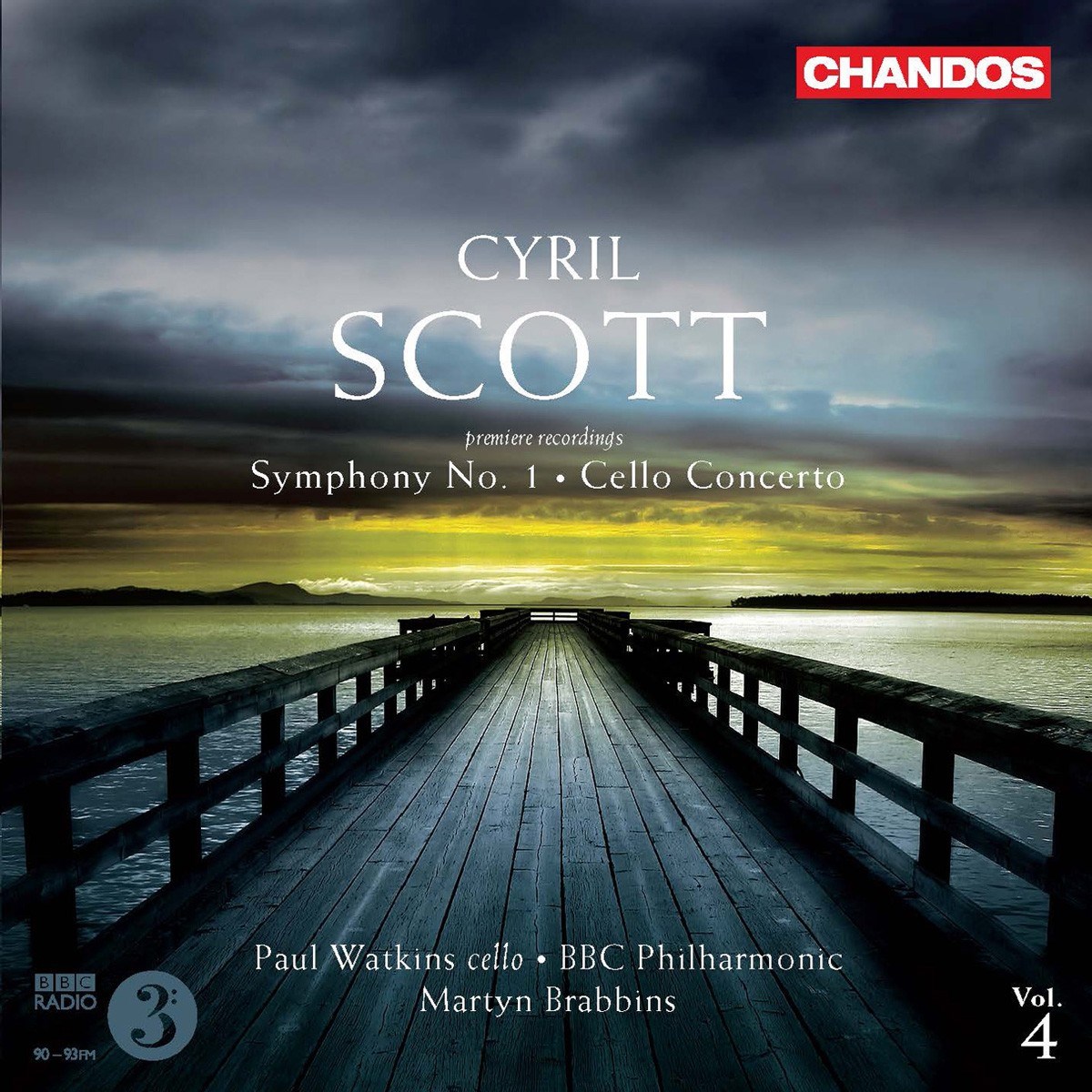 Afbeelding van Paul Watkins, BBC Philharmonic Orchestra, Martyn Brabbins - Scott: Concerto for Cello and Orchestra | Symphony No. 1