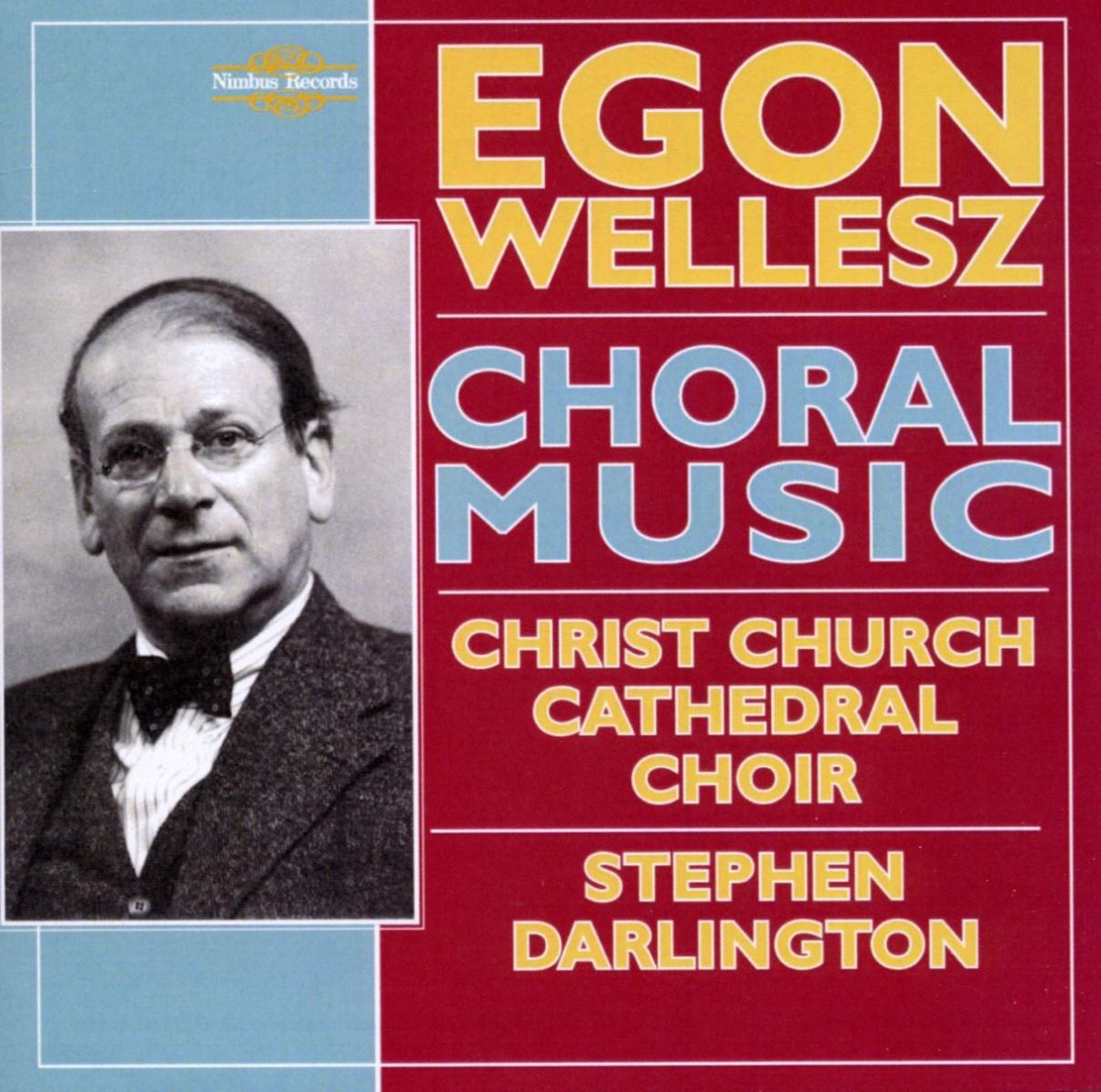 Afbeelding van Christ Church Cathedral Choir, Stephen Darlington - Wellesz: Choral Music