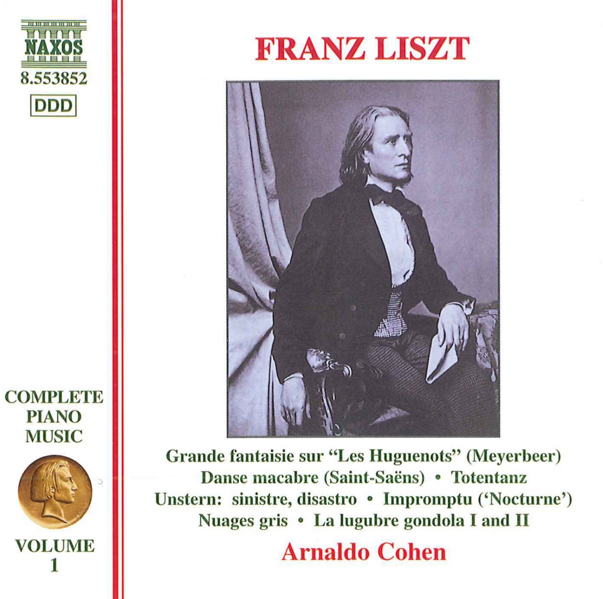 Afbeelding van Arnaldo Cohen - Liszt: Piano Music 01, Grande Fantaisie Sur "Les Huguenots