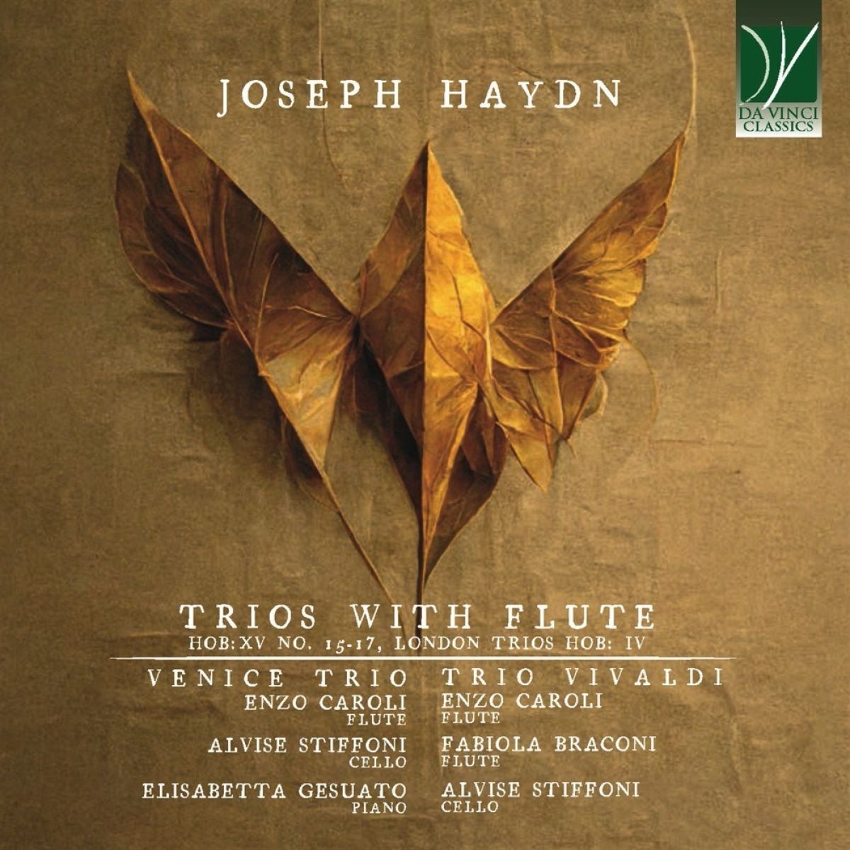 Afbeelding van Venice Trio & Trio Vivaldi - Haydn: Trios With Flute (Hob:XV No. 15-17, London