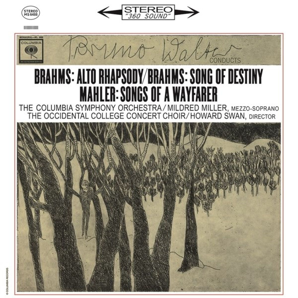 Afbeelding van Mildred Miller, Columbia Symphony Orchestra, Bruno Walter - Brahms: Alto Rhapsody | Mahler: Songs Of A Wayfarer