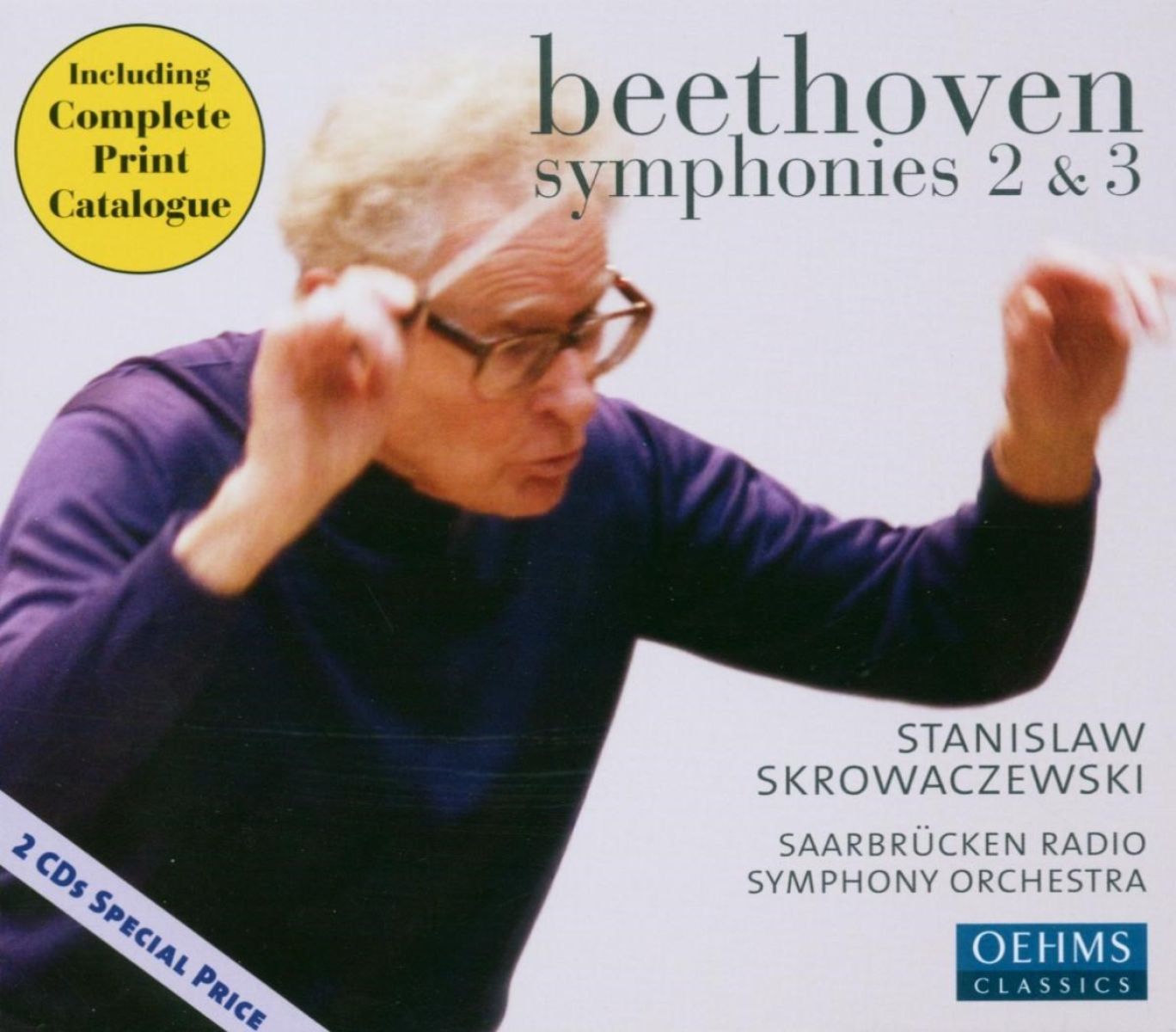 Afbeelding van Saarbrücken Radio Symphony Orchestra - Beethoven: Symphonies 2 & 3