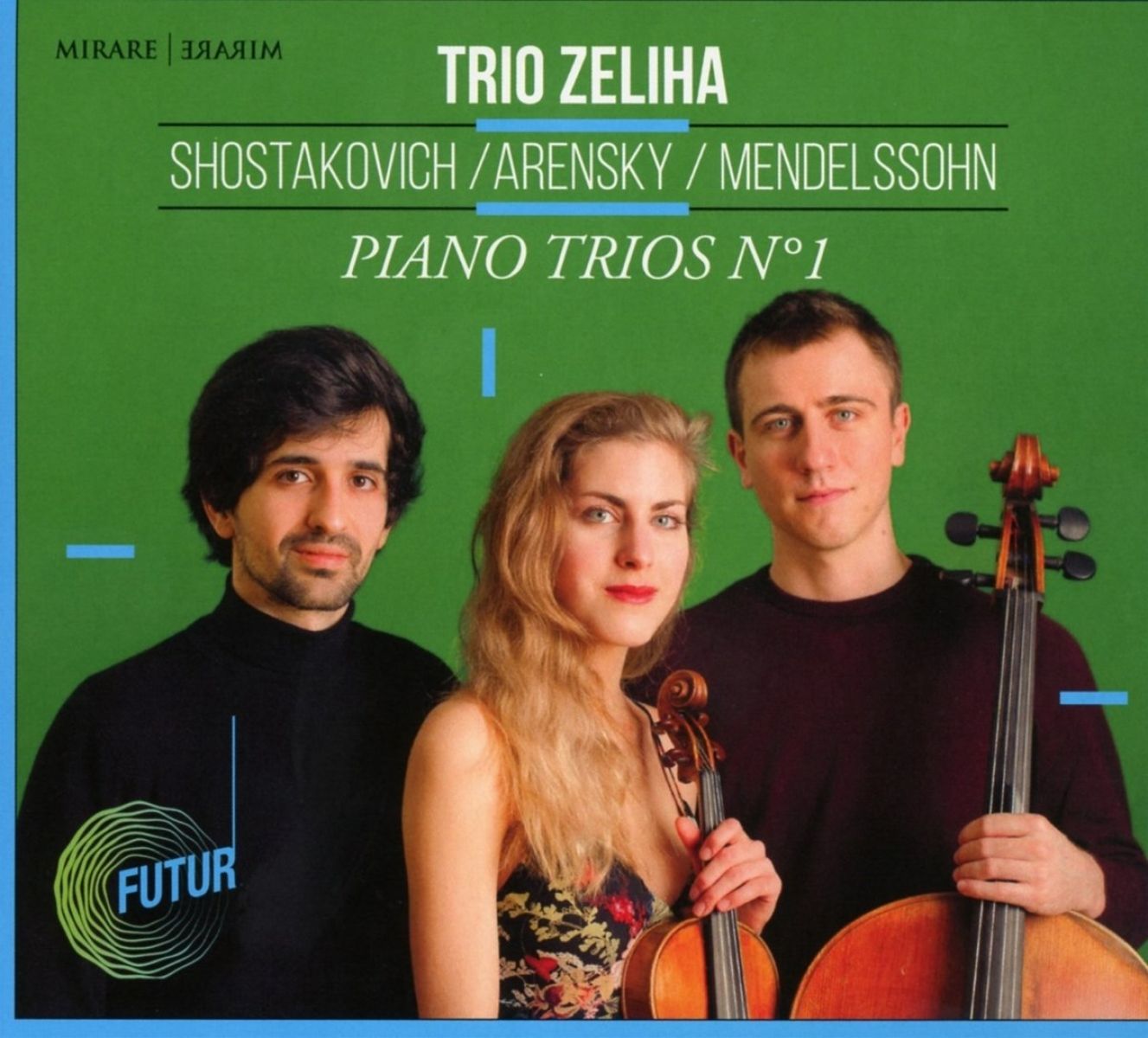 Afbeelding van Trio Zeliha - Shostakovich /Arensky / Mendelssohn: Piano Trios Nº 1