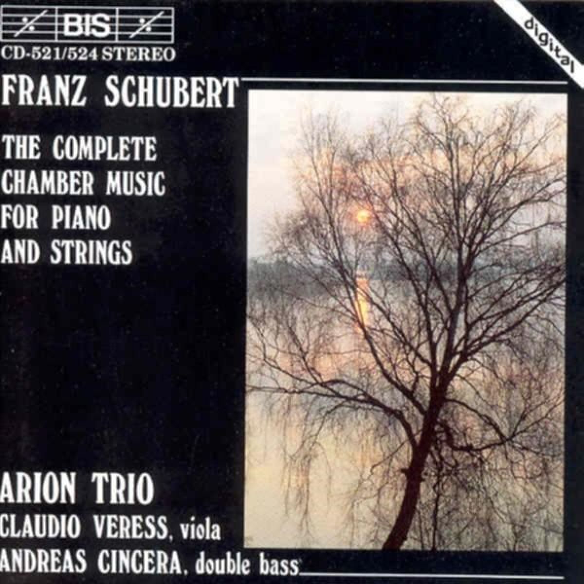 Afbeelding van Arion Trio, Andreas Cincera, Claudio Veress - Schubert: Complete Chamber Music