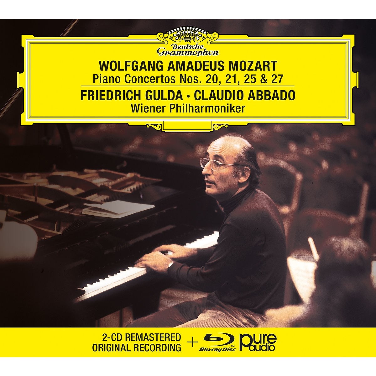 Friedrich Gulda, Wiener Philharmoniker, Claudio Abbado - Mozart: Piano Concertos Nos. 20, 21, 25 & 27
