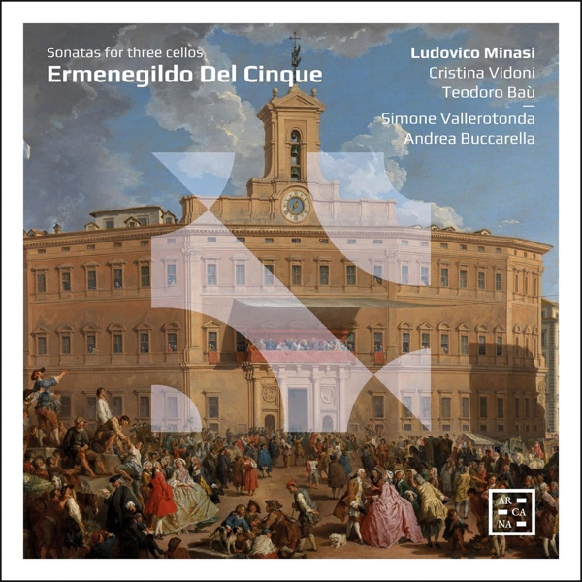 Ludovico Minasi, Cristina Vidoni, Teodoro Baù, Simone - Del Cinque: Sonatas For Three Cellos