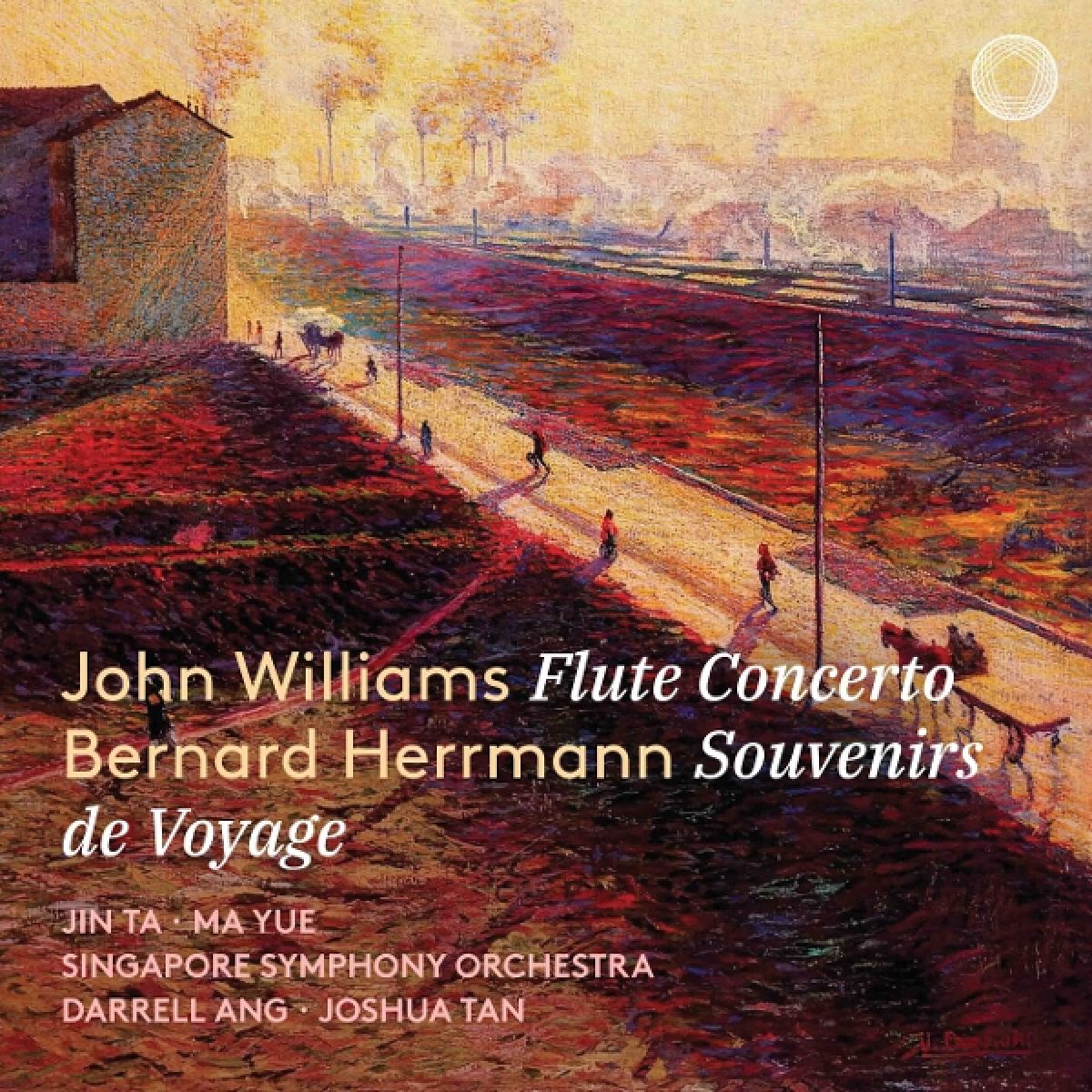 Afbeelding van Jin Ta, Ma Yue, Singapore Symphony Orchestra, Darrell Ang, Joshua Tan - John Williams Flute Concerto - Bernard Herrmann Souvenirs De Voyage