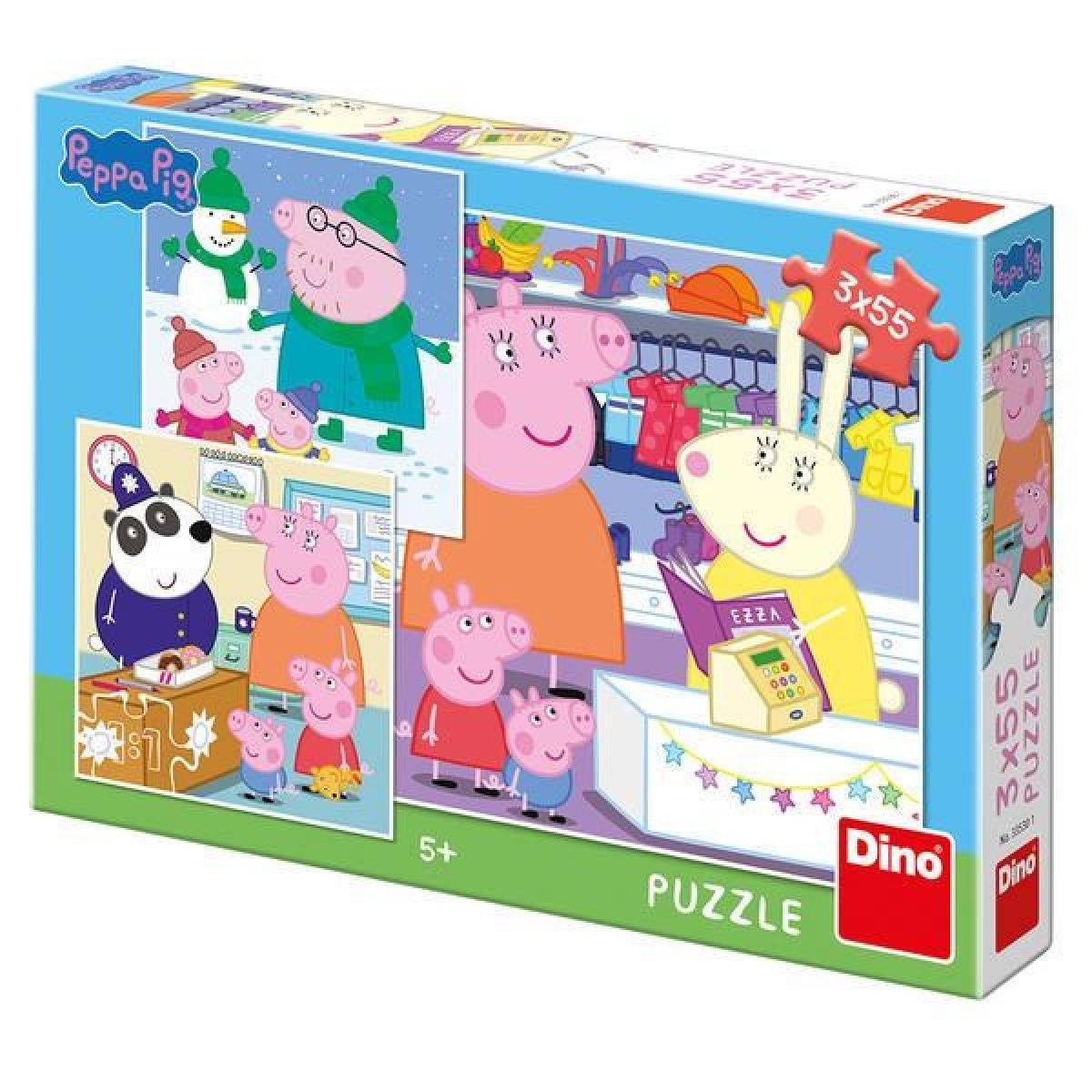 Peppa Pig - Afternoon (3 x 55 stukjes)