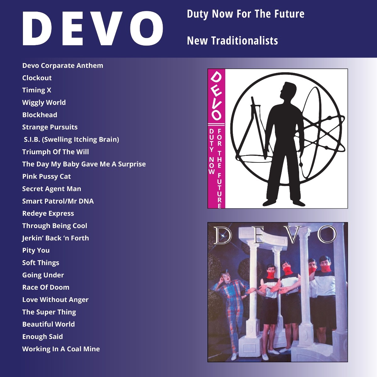 Afbeelding van Devo - Duty Now For The Future / New Tradionalists