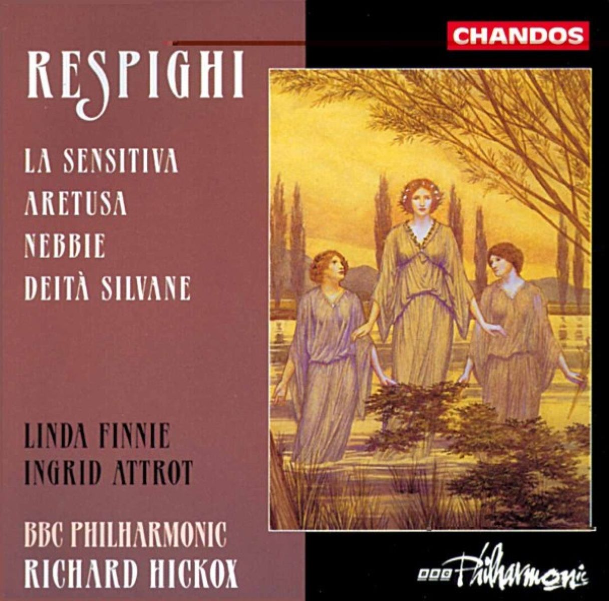 Afbeelding van Linda Finnie, BBC Philharmonic Orchestra, Richard Hickox - Respighi: Orchestral Songs