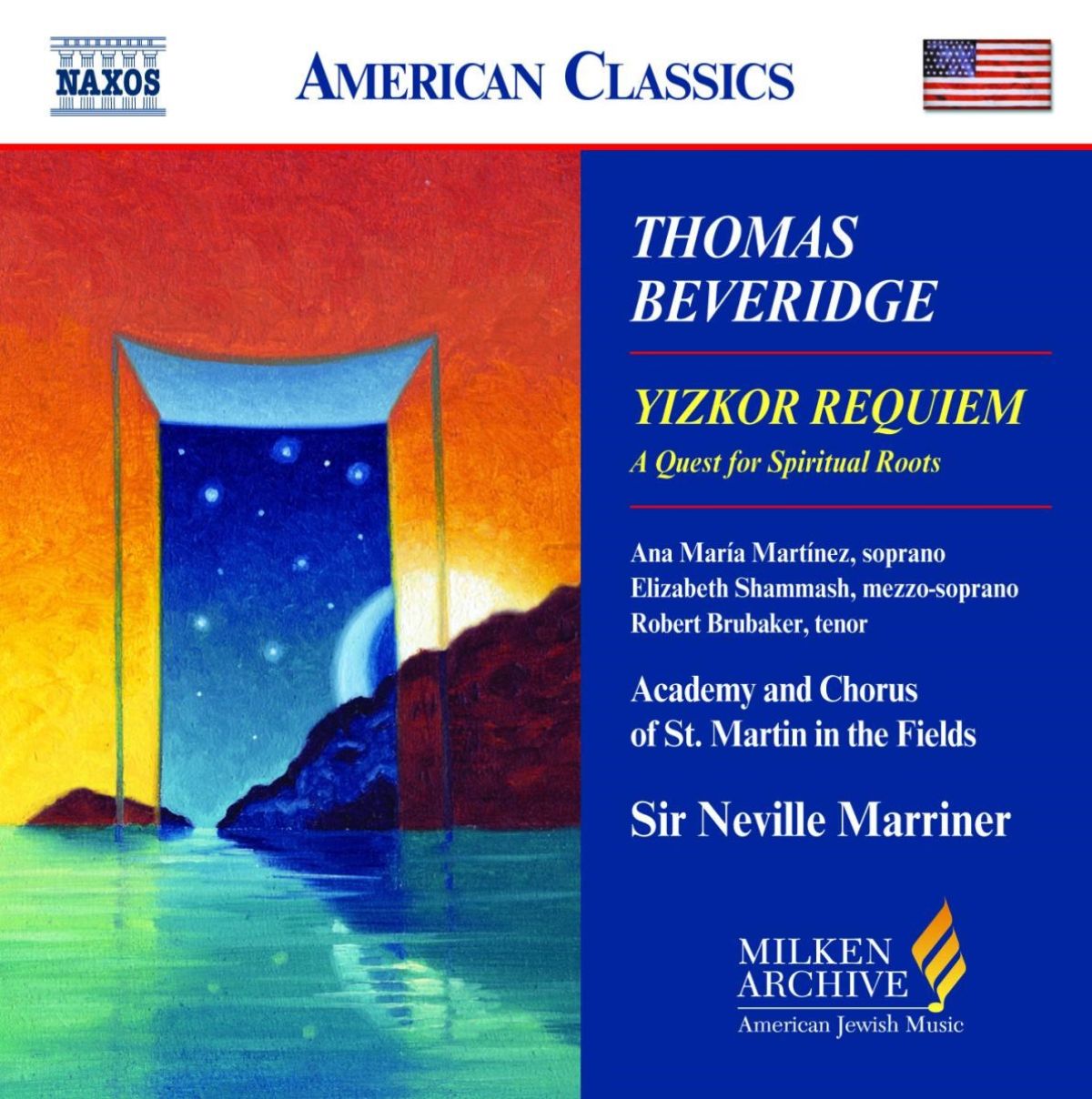 Afbeelding van Ana Maria Martinez, Academy And Chorus Of St.Martin in The Fields, Sir Neville Marriner - Beveridge: Yizkor Requiem
