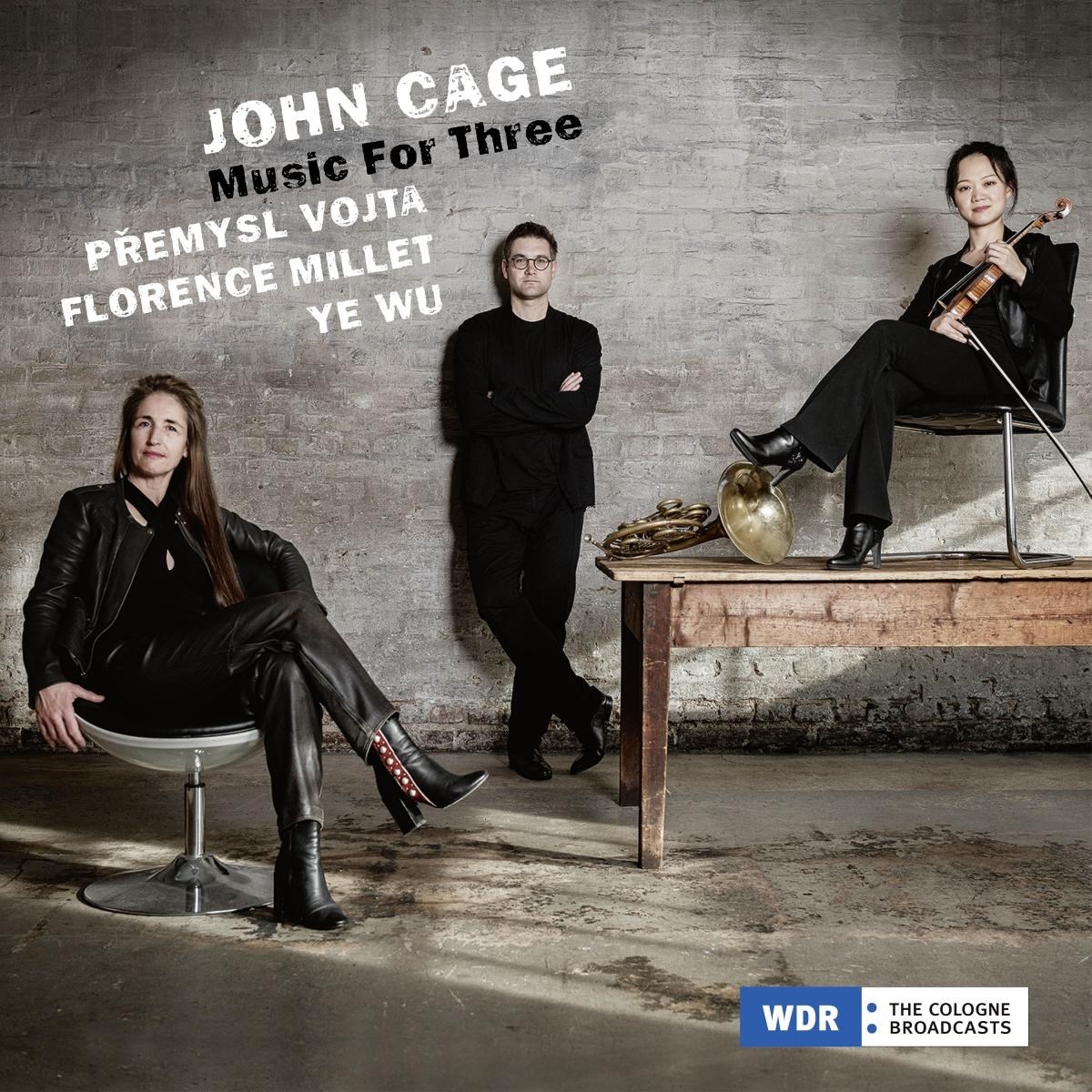 Afbeelding van Premysl Vojta, Ye Wu & Florence Millet - John Cage, Music For Three