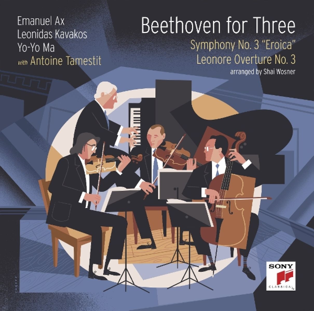 Afbeelding van Beethoven for Three: Symphony No. 3 "Eroica" and Leonore Overture No. 3