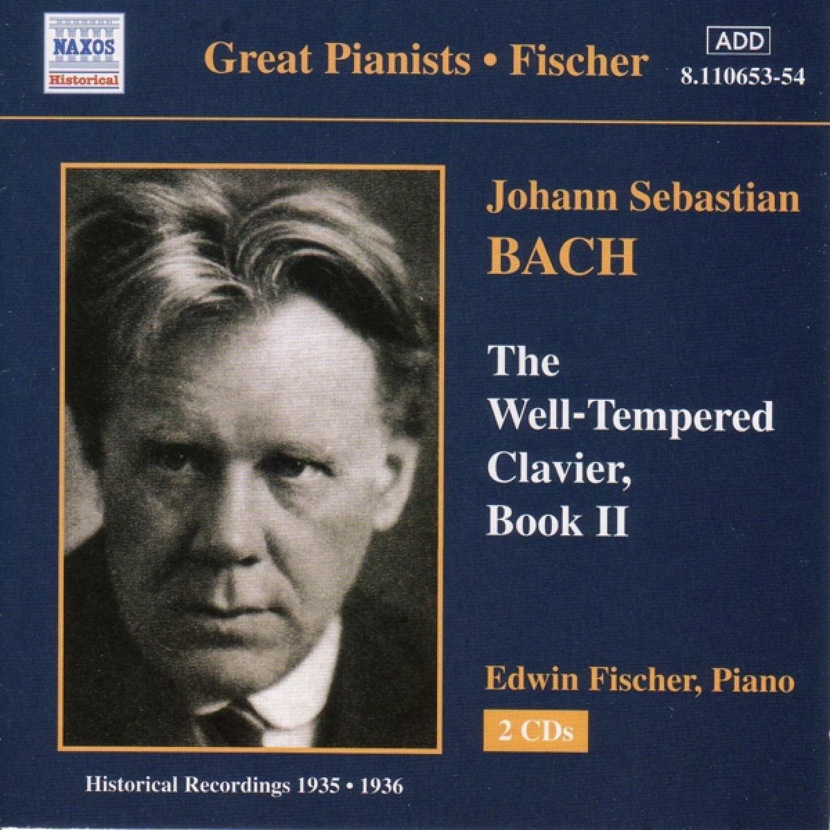 Afbeelding van Edwin Fischer - J.S. Bach: Well-Tempered Clavier, Book 2