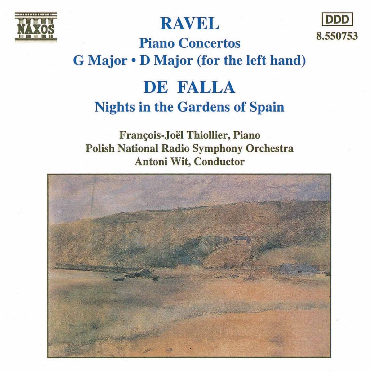 Afbeelding van François-Joël Thiollier - Ravel | De Falla: Piano Concertos | Nights In The Gardens Of Spain