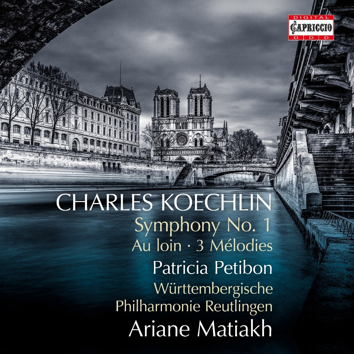 Afbeelding van Patricia Petibon, Wurttembergische Philharmonie Reutlingen, Ariane Matiakh - Koechlin: Symphony No. 1