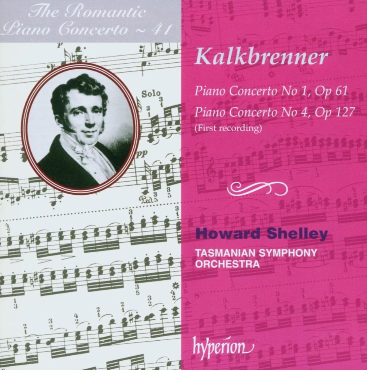 Afbeelding van Howard Shelley, Tasmanian Symphony Orchestra - Kalkbrenner: Piano Concertos Nos. 1 & 4
