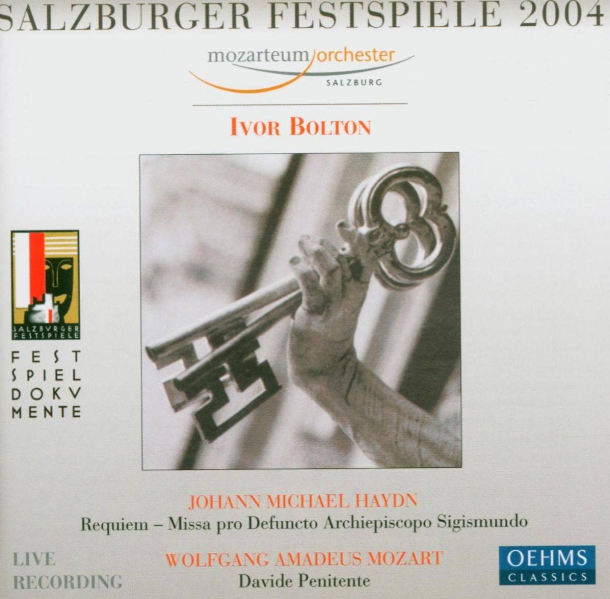 Afbeelding van Mozarteum Orchester Salzburg - Mozart: Salzburger Festspiele 2004