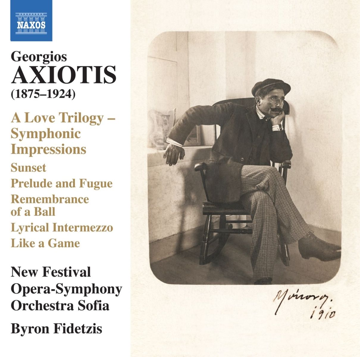 Afbeelding van Georgios Axiotis: A Love Trilogy  Symphonic Impressions