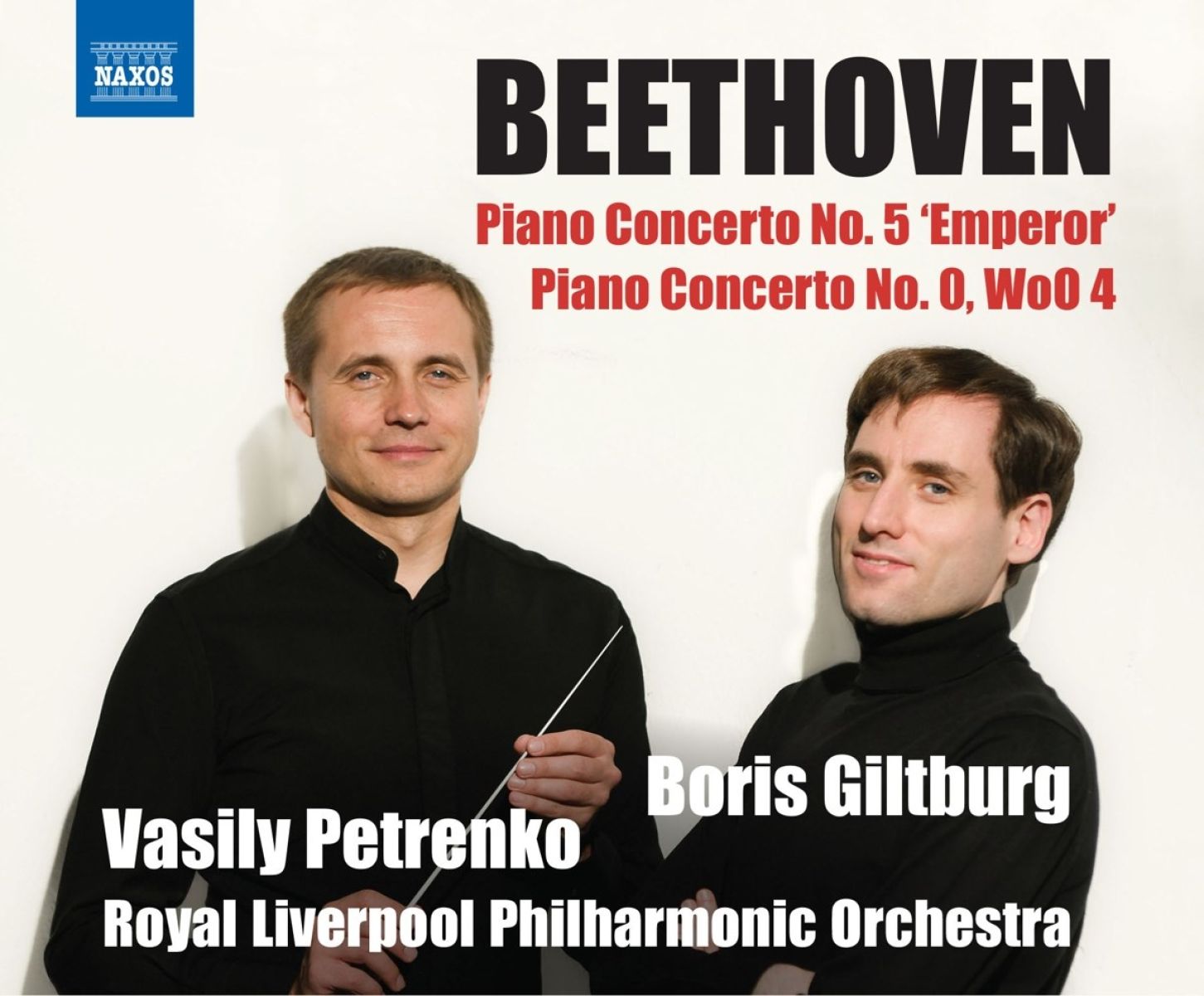 Afbeelding van Boris Giltburg, Vasily Petrenko, Royal Liverpool Philharmonic Orchestra - Beethoven: Piano Concerto No.5 'Emperor' | Piano Concerto No.0, WoO 4