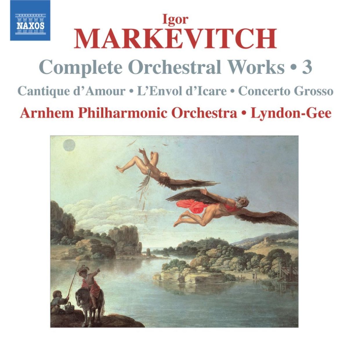 Afbeelding van Arnhem Philharmonic Orchestra, Christopher Lyndon-Gee - Markevitch: Orchestral Works Volume 3