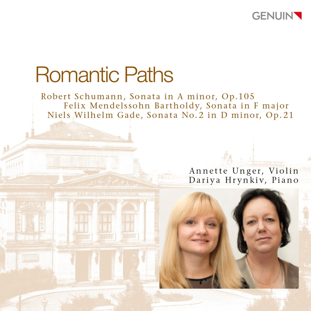 Annette Unger & Dariya Hrynkiv - Romantic Paths - Werke Für Violine