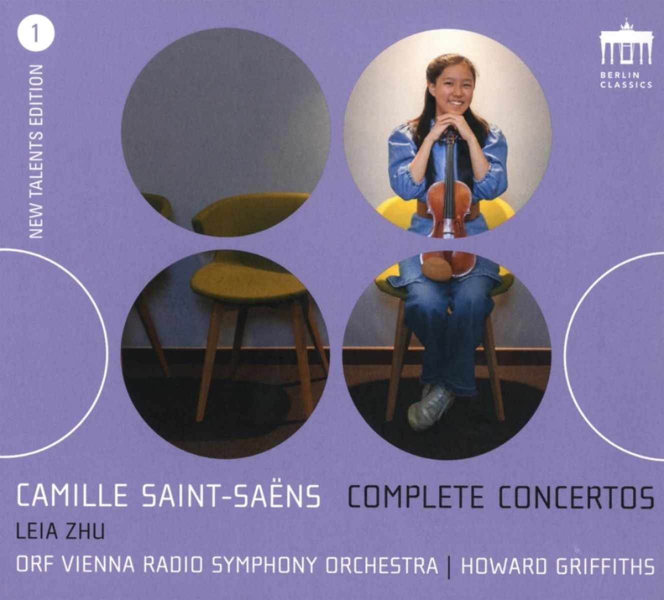Afbeelding van Leia Zhu, Howard Griffiths, ORF Vienna Radio Symphony Orchestra - Saint-Saëns: Complete Concertos 1 (New Talents Edition #1)