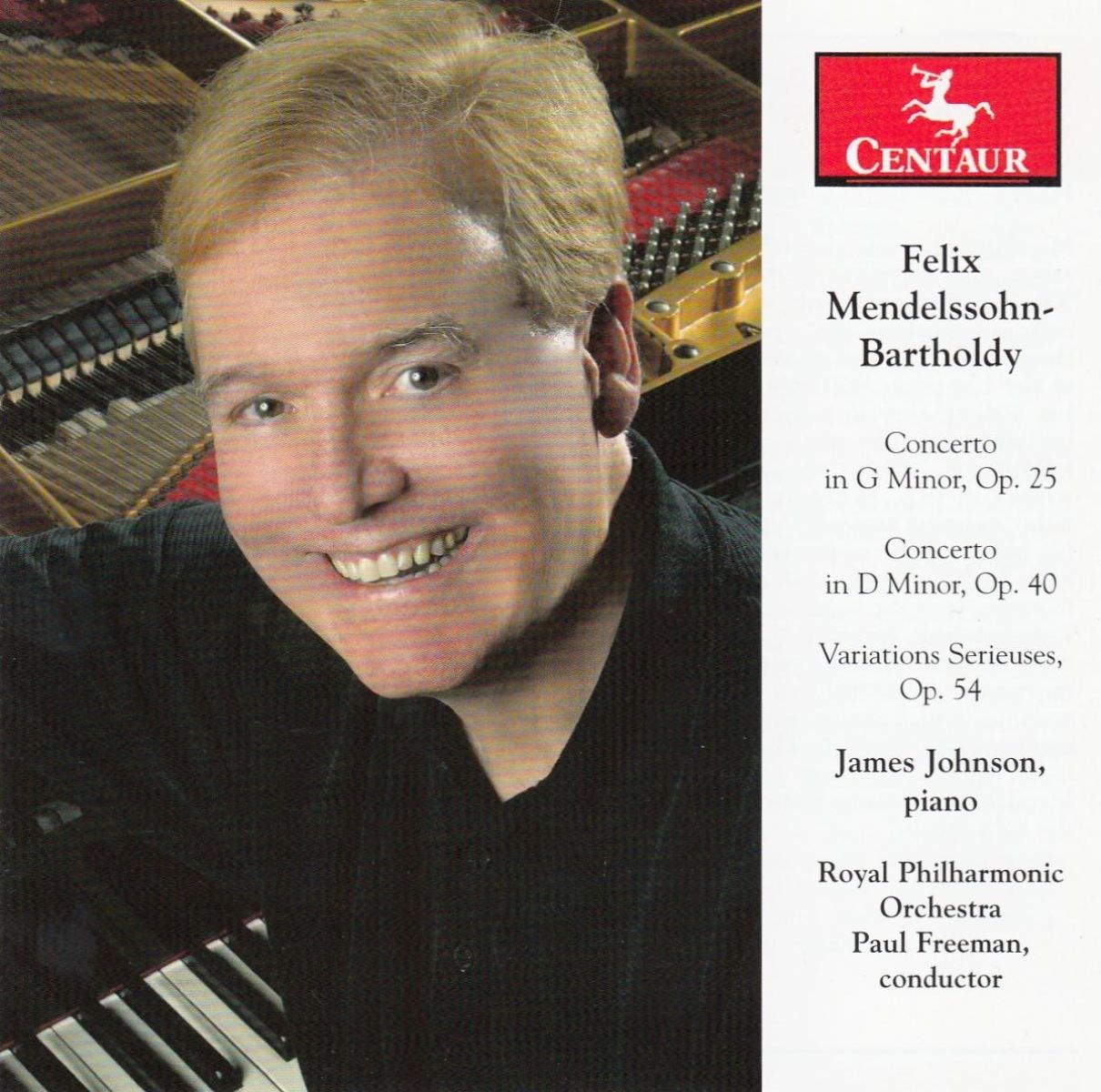 Afbeelding van James Johnson - Mendelssohn Bartholdy - The Two Piano Concertos