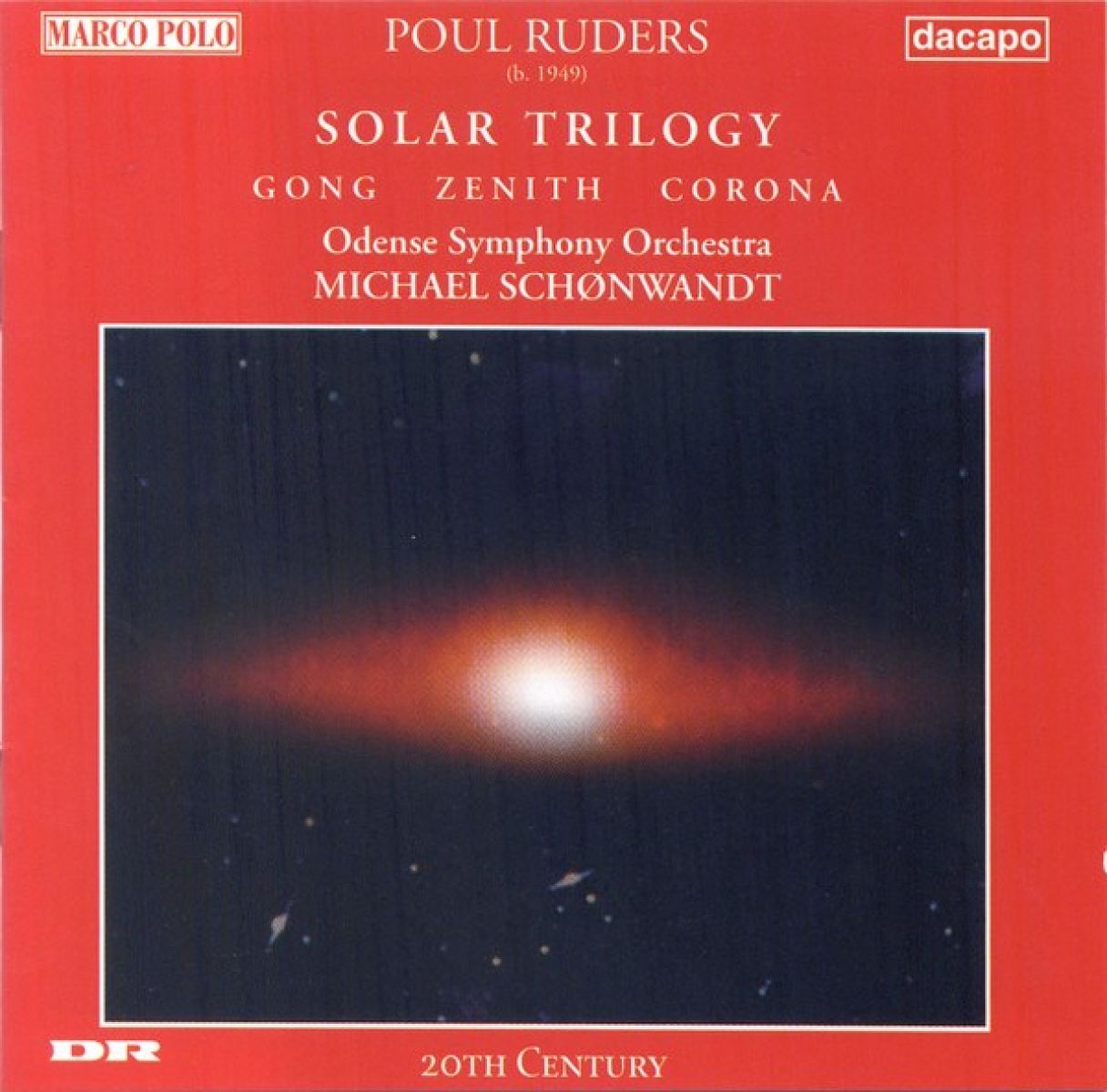 Afbeelding van Odense Symphony Orchestra, Michael Schønwandt - Ruders: Solar Trilogy