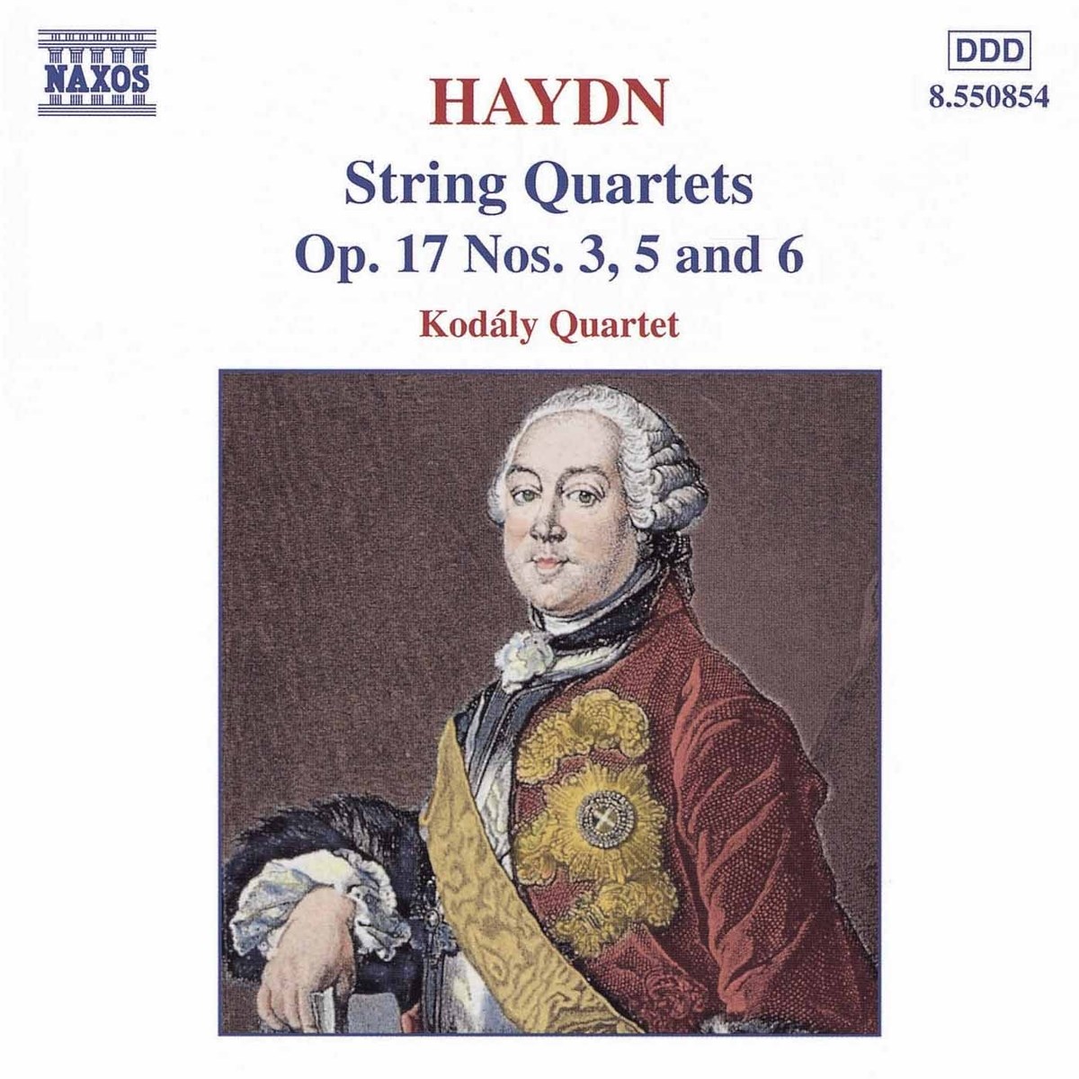 Afbeelding van Kodály Quartet - Haydn: String Quartets Op. 17, Nos. 3, 5,