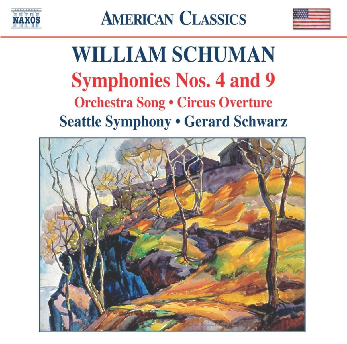 Afbeelding van Seattle Symphony Orchestra, Gerard Schwarz - Schuman: Symphonies Nos 4 & 9