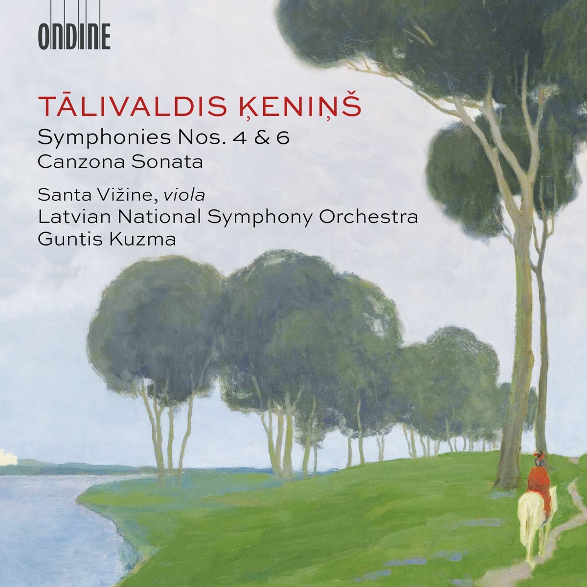Afbeelding van Santa Vizine, Latvian National Symphony Orchestra, Guntis Kuzma - Kenins: Symphonies Nos. 4 & 6 | Canzona Sonata