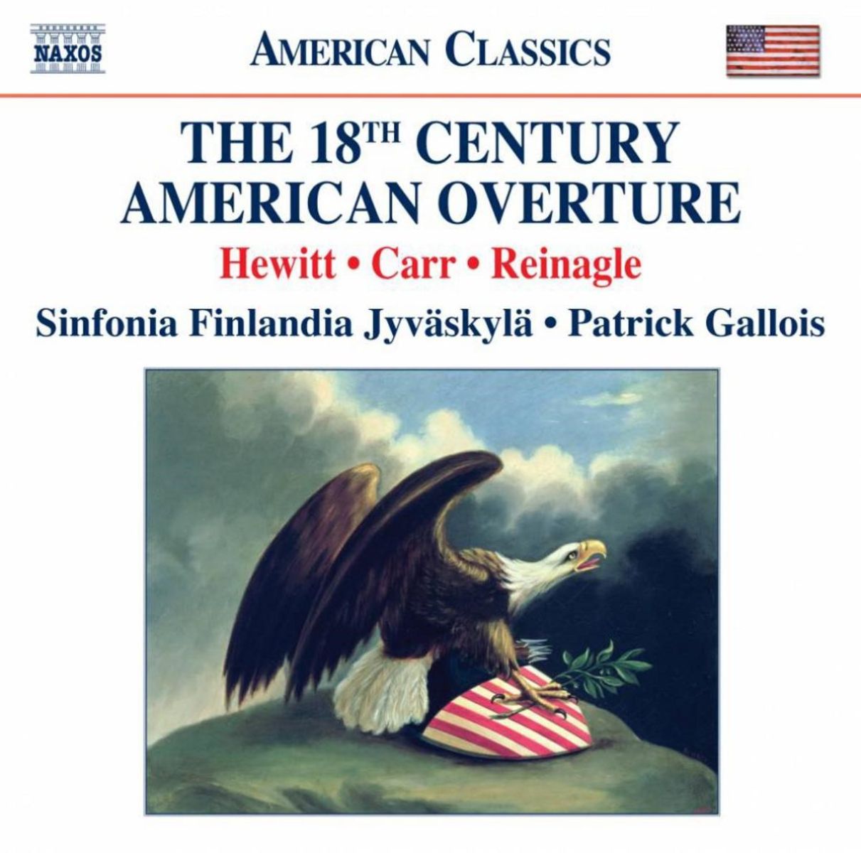Afbeelding van Sinfonia Finlandia Jyväskylä, Patrick Gallois - The 18th Century American Overture