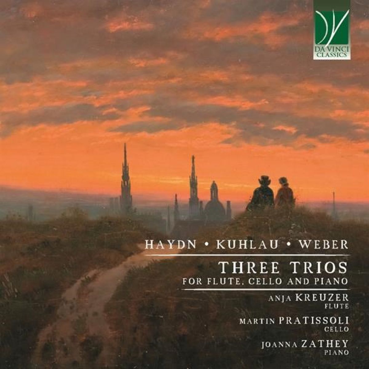 Afbeelding van Anja Kreuzer, Martin Pratissoli & Joanna Zathey - Haydn, Kuhlau, Weber: Three Trios for Flute, Cello and Piano