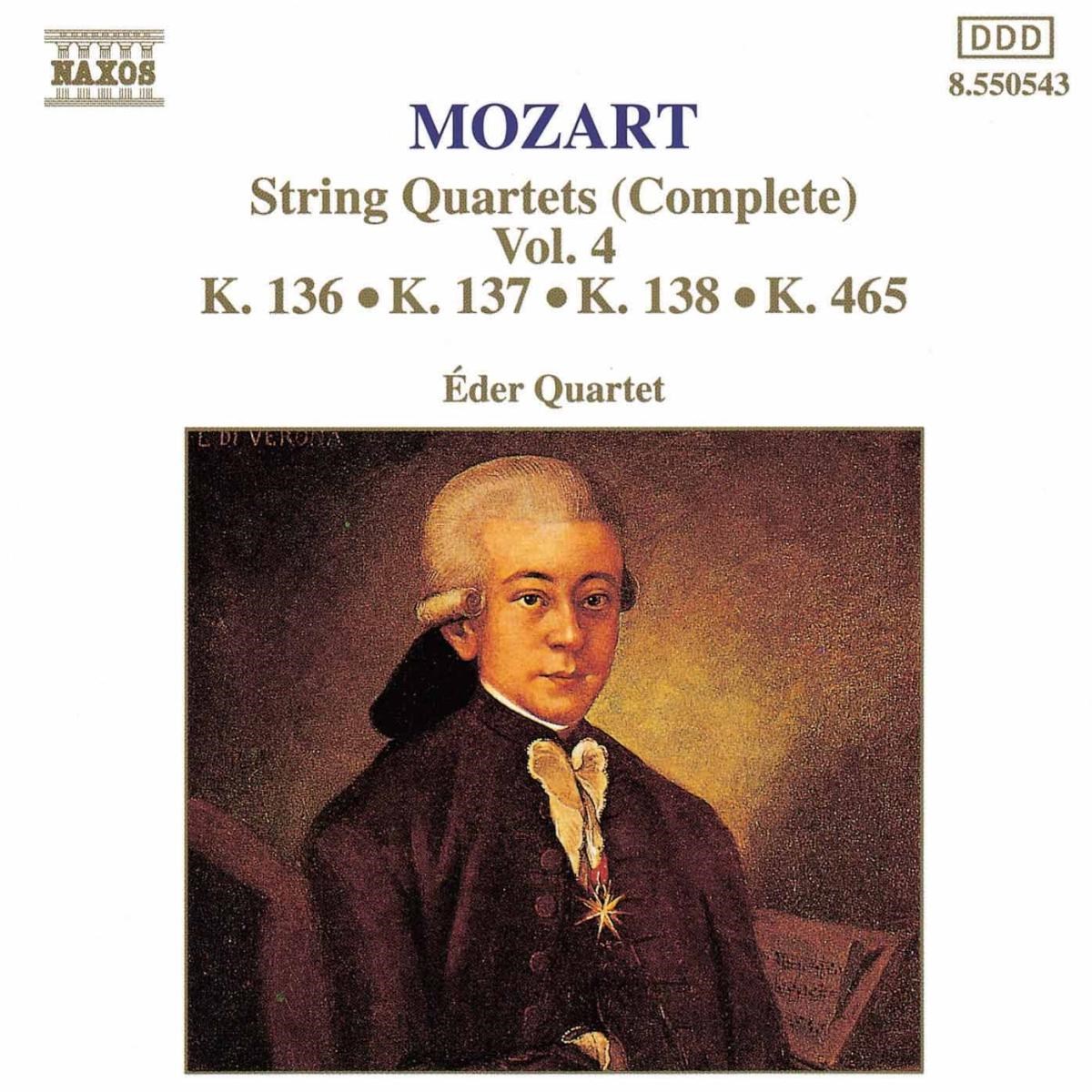 Afbeelding van Eder Quartet - Mozart: String Quartets 4