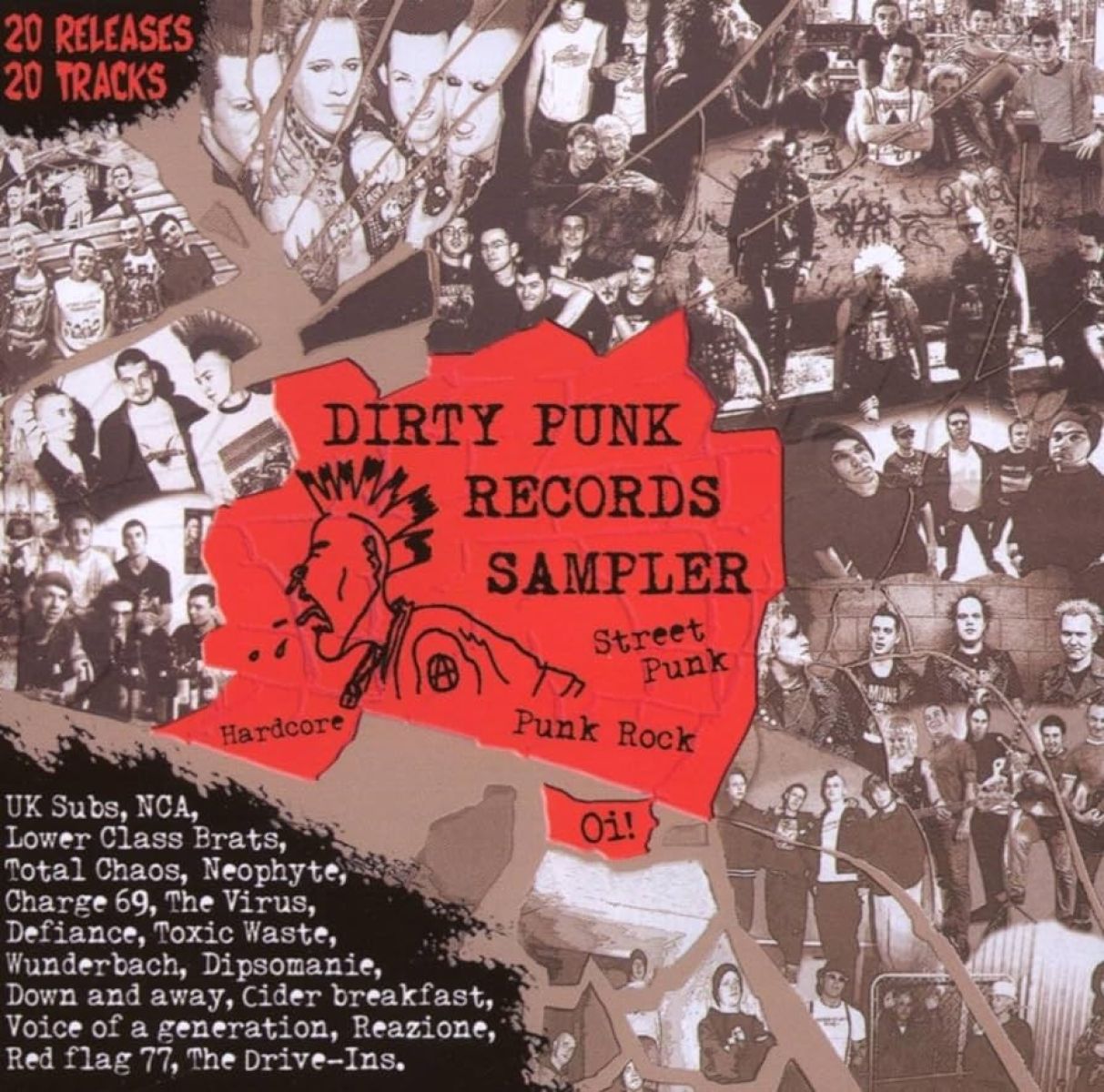 Afbeelding van Various Artists - Dirty Punk Records Sampler