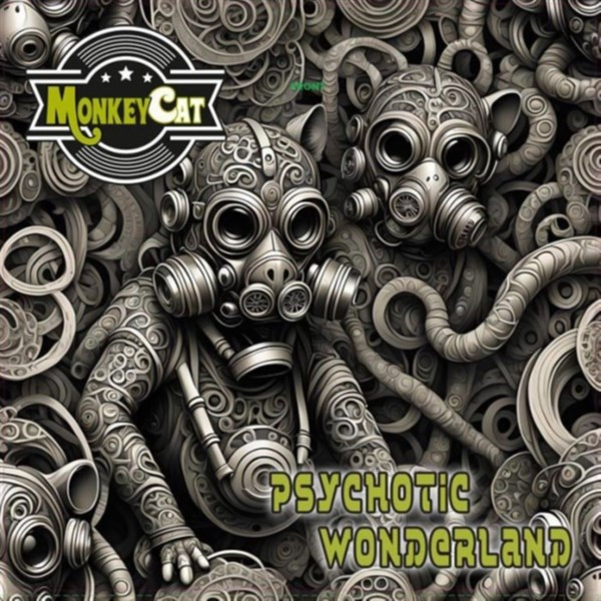 Afbeelding van Monkey Cat - Psychotic Wonderland