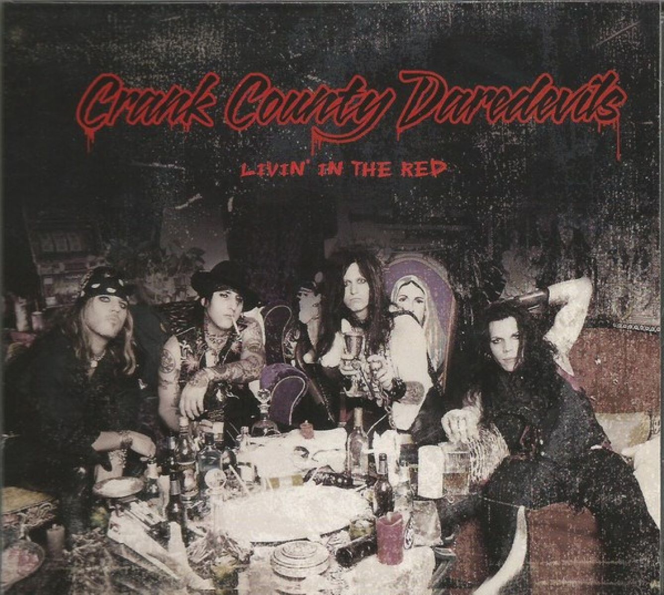 Afbeelding van Crank County Daredevils - Livin' In The Red