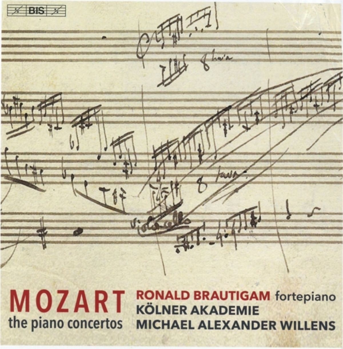 Afbeelding van Ronald Brautigam, Die Kölner Akademie, Michael Alexander Willens - Mozart: Complete Piano Concertos