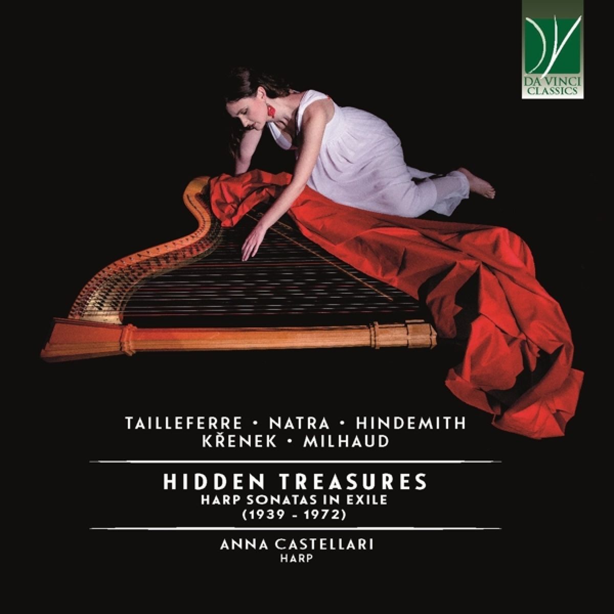 Afbeelding van Anna Castellari - Hidden Treasures (Harp Sonatas In Exile (1939 - 1972))