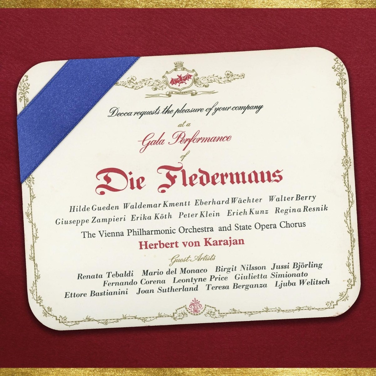Afbeelding van Wiener Philharmoniker & Herbert Von Karajan - Strauss: Die Fledermaus