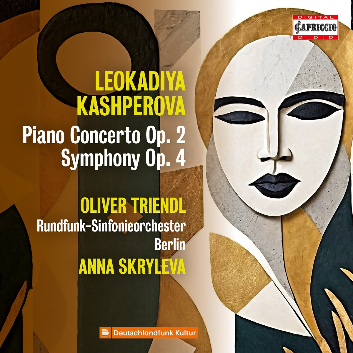 Afbeelding van Oliver Triendl, Rundfunk-Sinfonieorchester Berlin, Anna Skryleva - Kashperova: Piano Concerto | Symphony