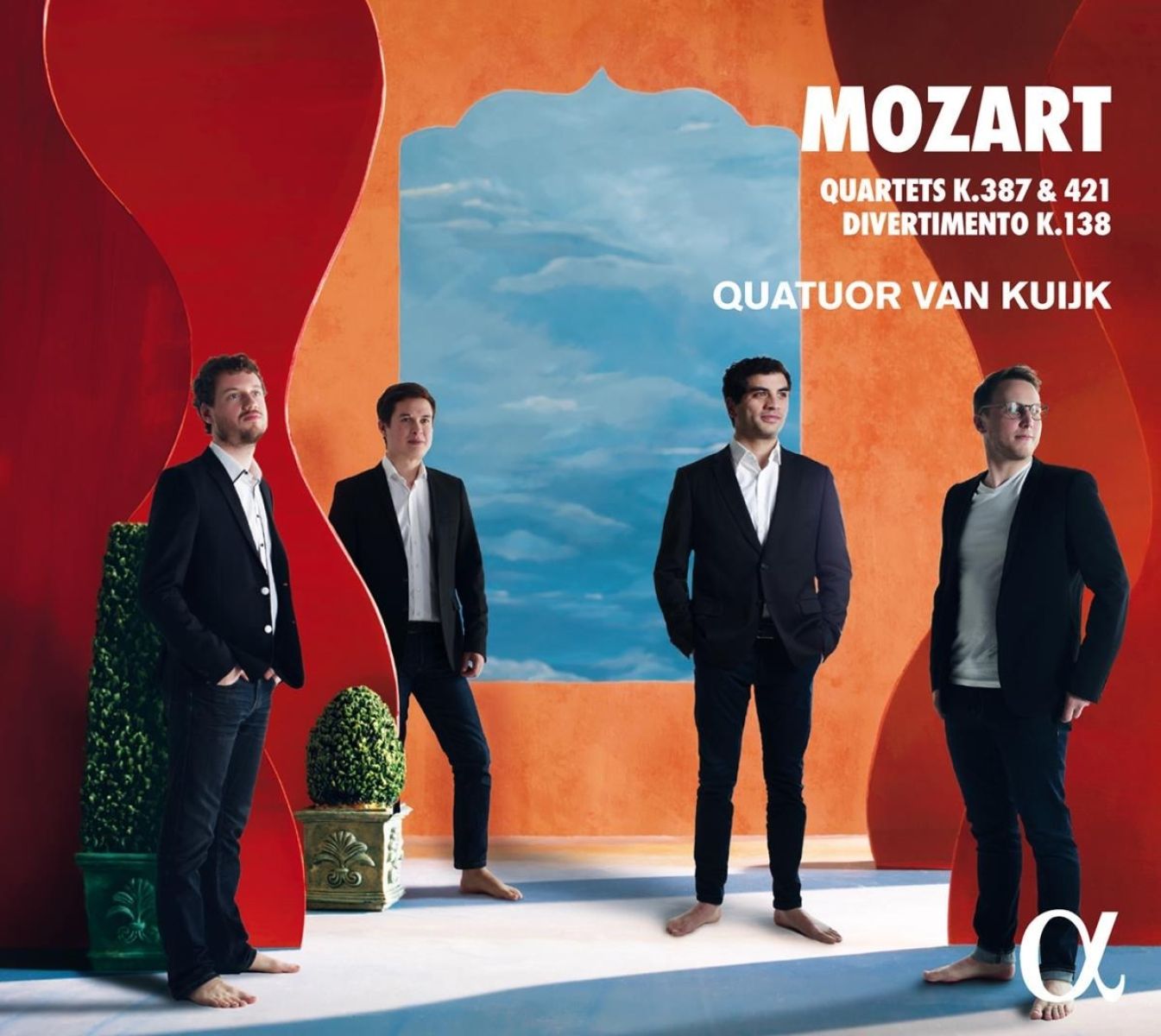 Afbeelding van Quatuor Van Kuijk - Mozart: Quartets K.387 & 421 , Divertimento K.138