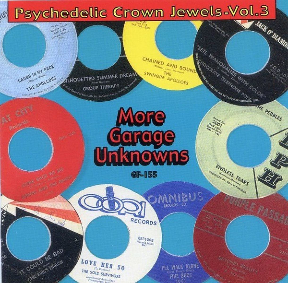 Afbeelding van Various Artists - Psychedelic Crown Jewels - Vol. 3 (More Garage Unknowns)