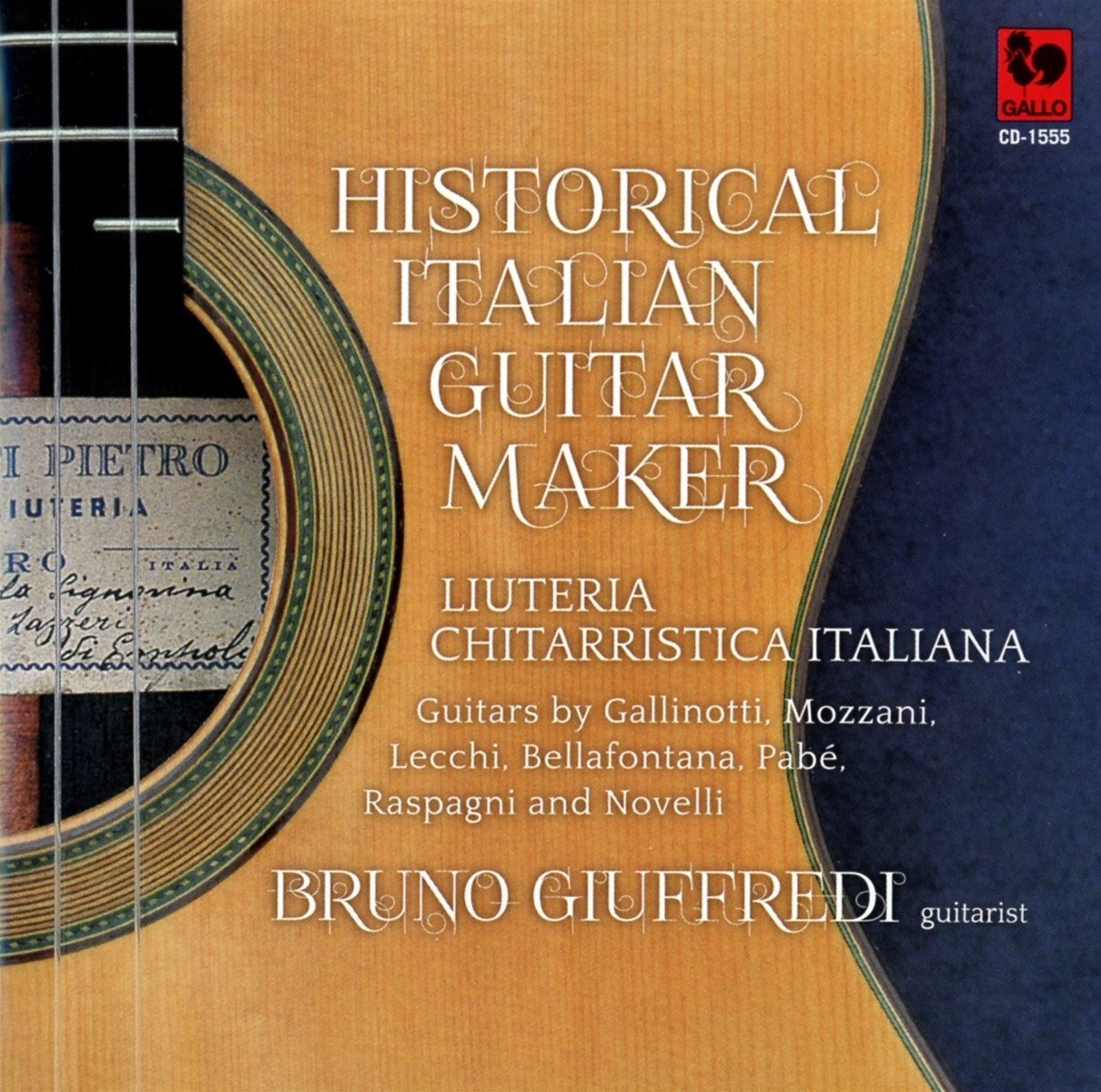 Afbeelding van Various Artists - Historical Italian Guitar Maker