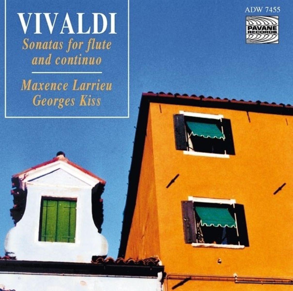 Afbeelding van Maxence Larrieu & Georges Kiss - Vivaldi: Sonatas Flute And Continuo